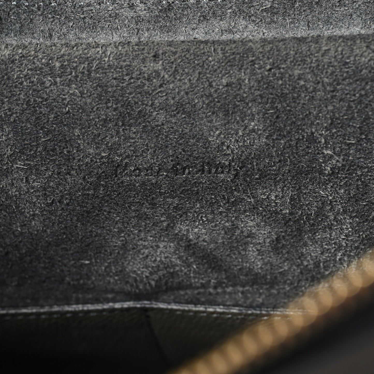Grained Calfskin Mini Belt Bag Grey