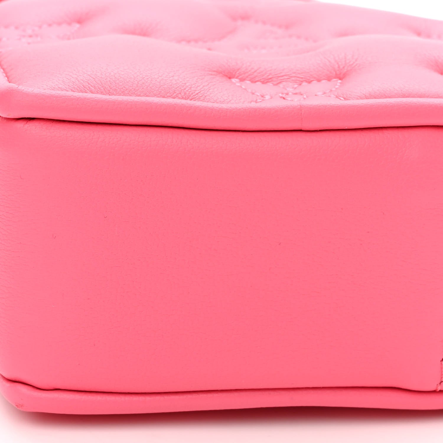 Louis Vuitton Calfskin Embroidered Monogram Pop My Heart Bag Pouch Dragon Fruit Pink 9 of 9