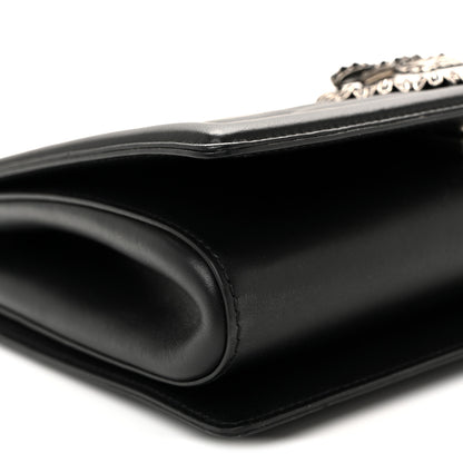 Dolce & Gabbana Calfskin Large Devotion Crossbody Bag Black 8 of 9