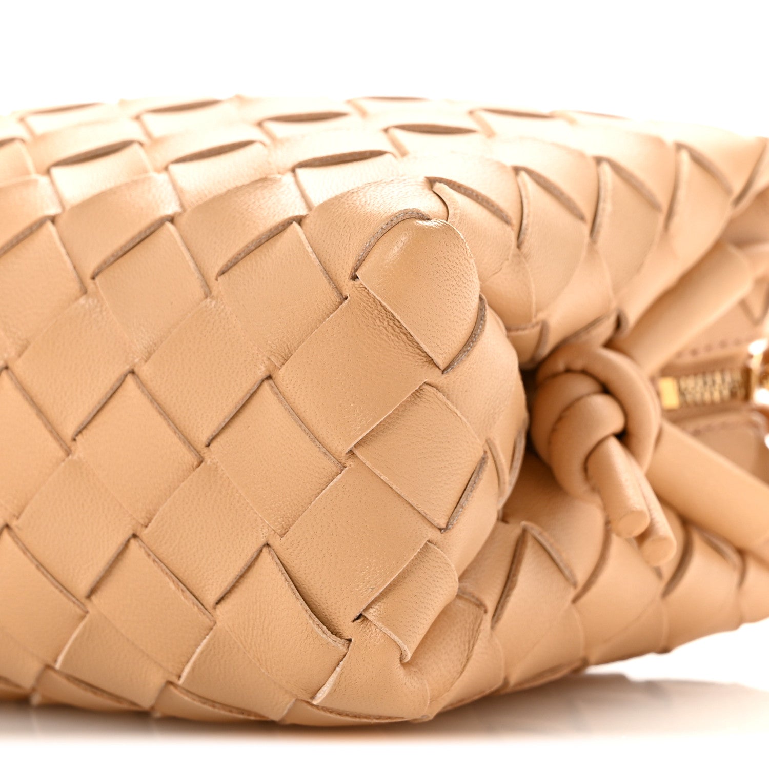 Bottega Veneta Nappa Intrecciato Mini Loop Camera Bag Almond 9 of 9