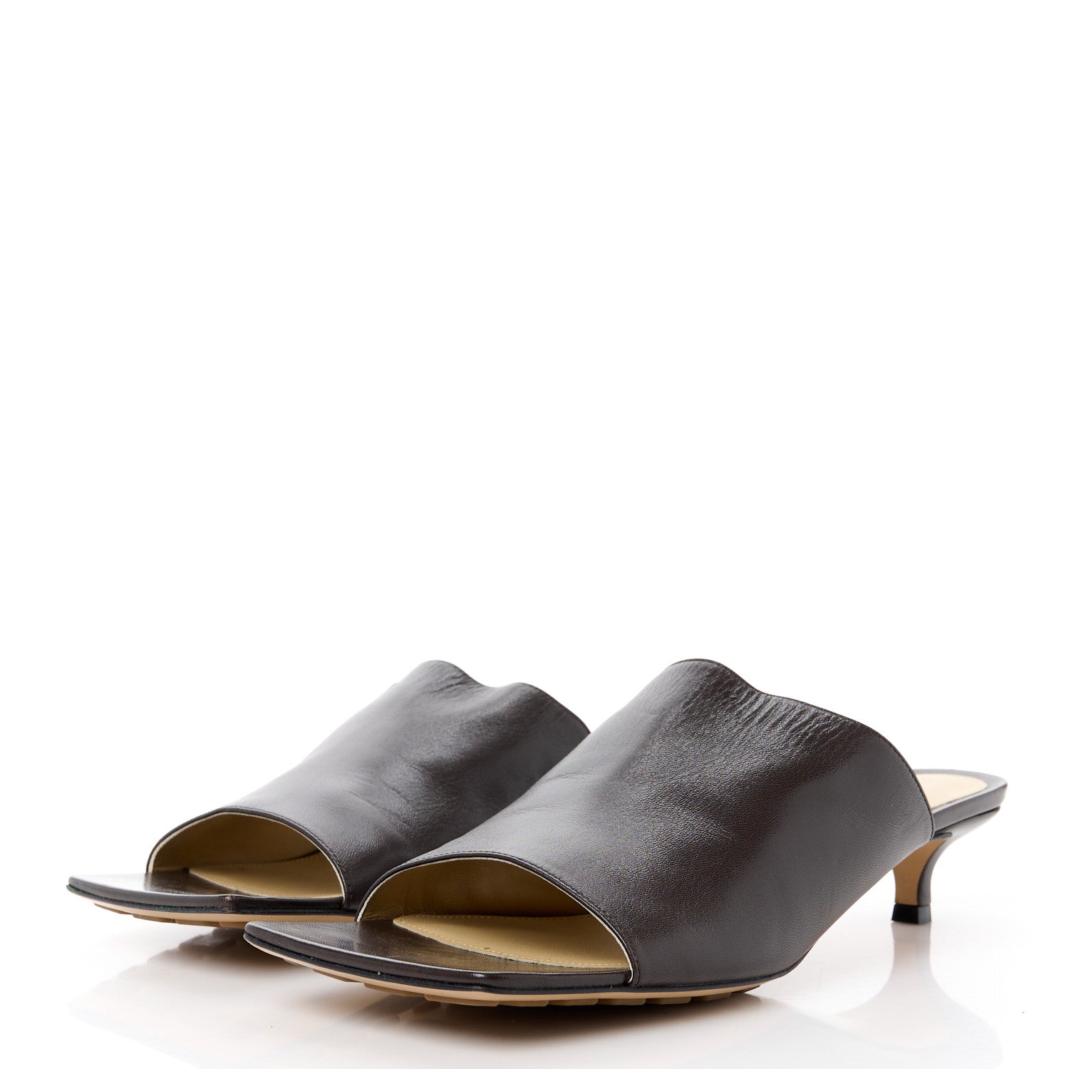 Bottega Veneta Lambskin Stretch Lounge Sandals 39 Fondant 3 of 10