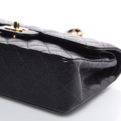 Chanel Caviar Quilted Small Double Flap Black 9 of 13