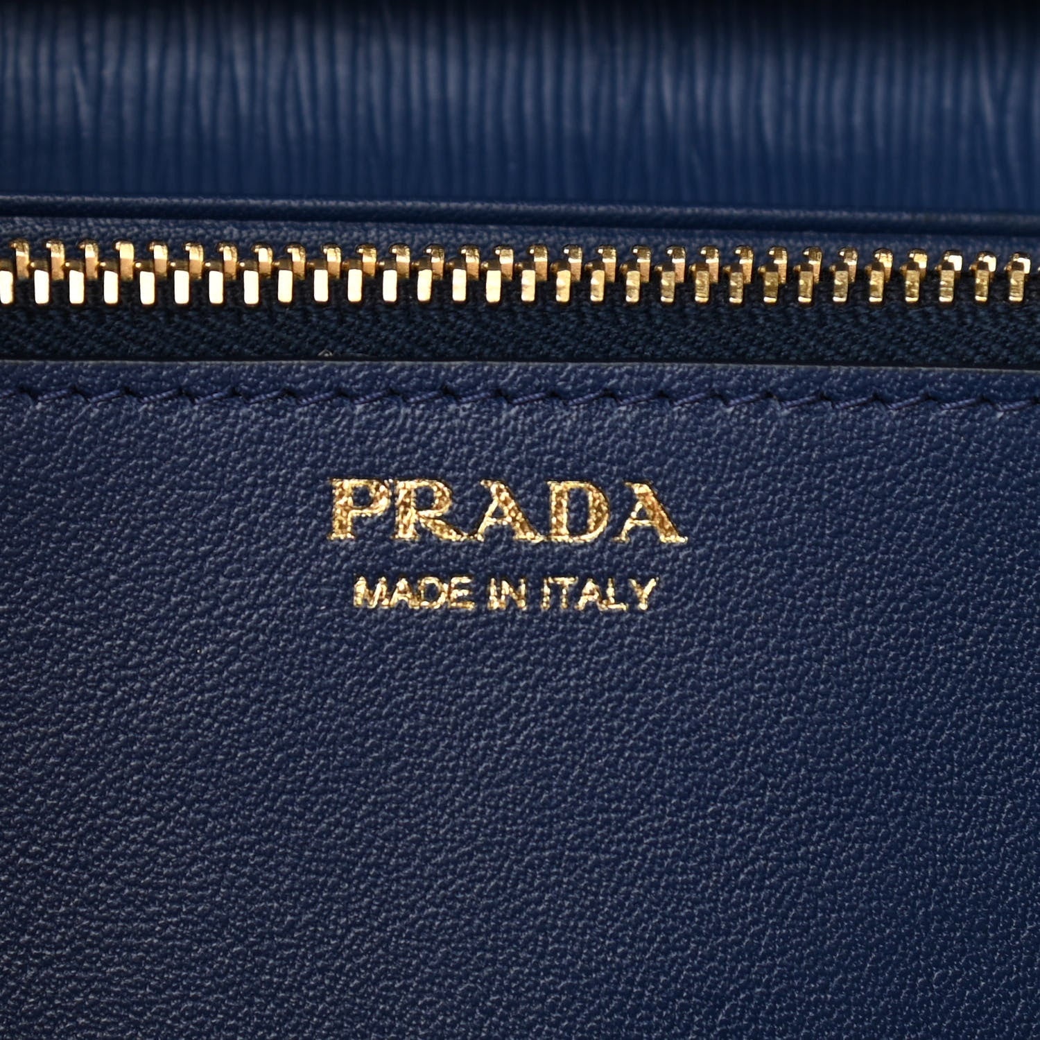 Prada Vitello Move Chain Wallet Bleuette 6 of 9