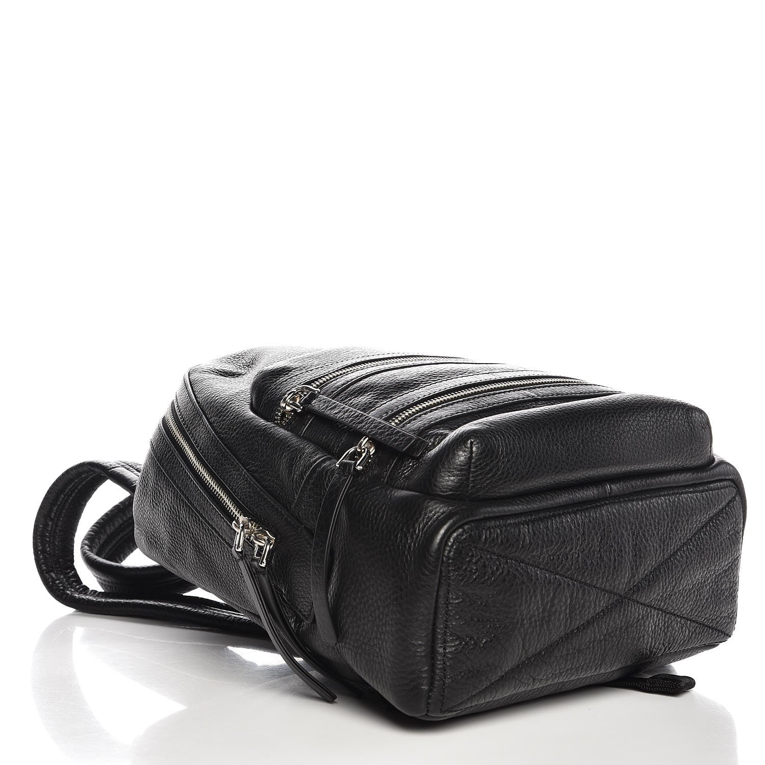 Marc Jacobs Pebbled Calfskin Biker Backpack Black 4 of 10