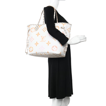 Louis Vuitton Monogram Giant By The Pool 2.0 Neverfull MM Beige 2 of 11