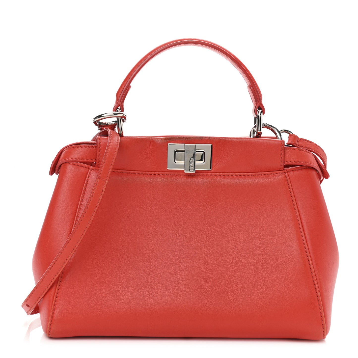 Nappa Mini Peekaboo Iconic Satchel Papavero