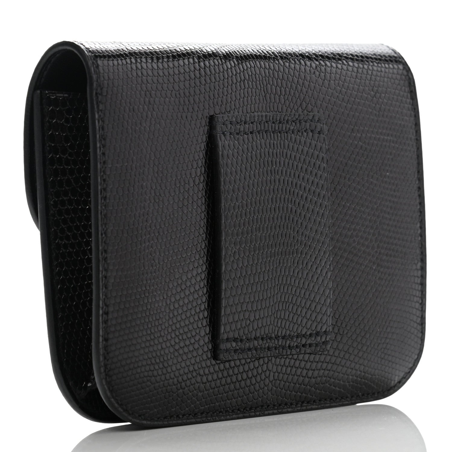 Hermes Lizard Constance Slim Wallet Black 3 of 7