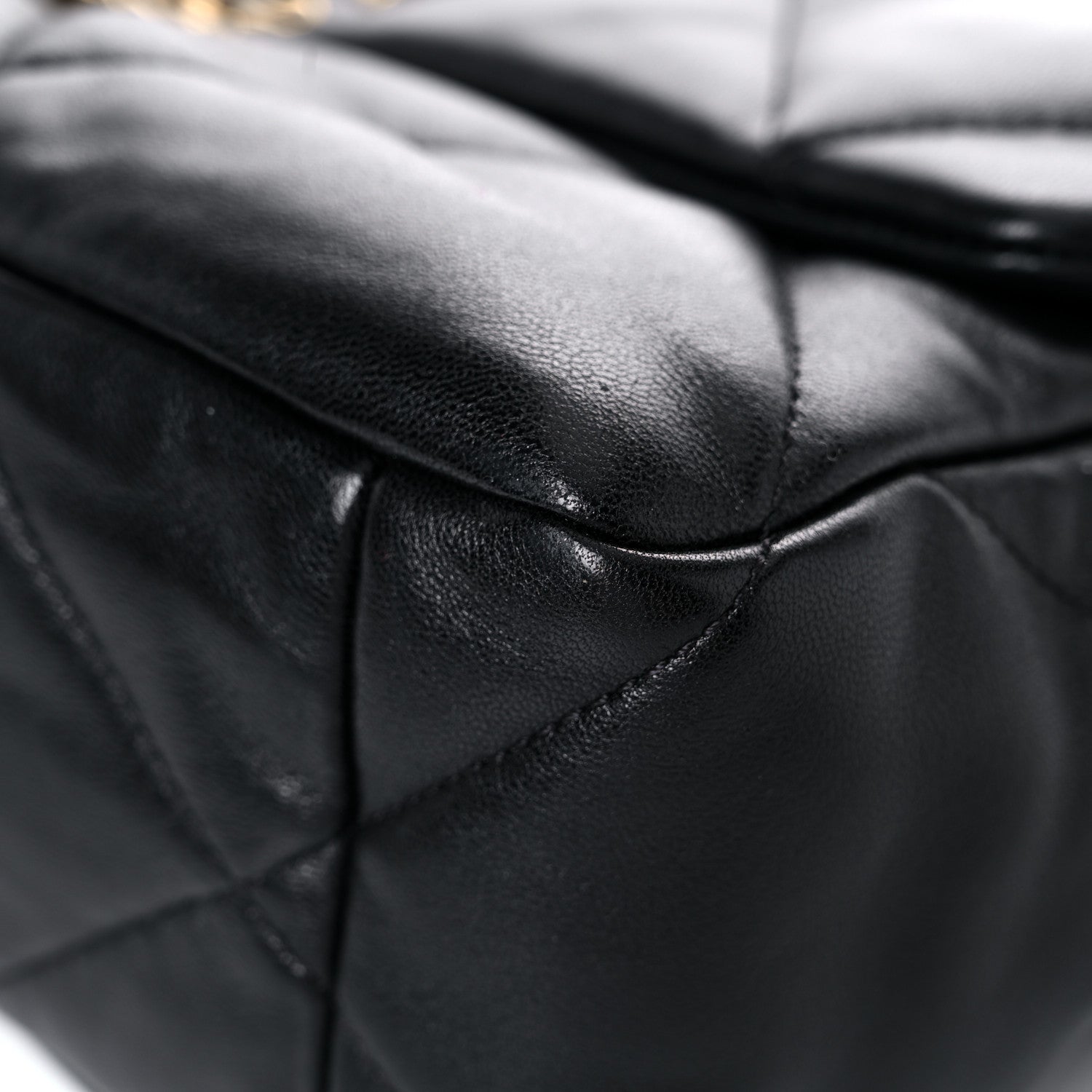Chanel Lambskin Quilted Large Chanel 19 Flap Black 8 of 14