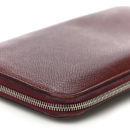 Hermes Epsom Silk'In Wallet Bordeaux 10 of 20