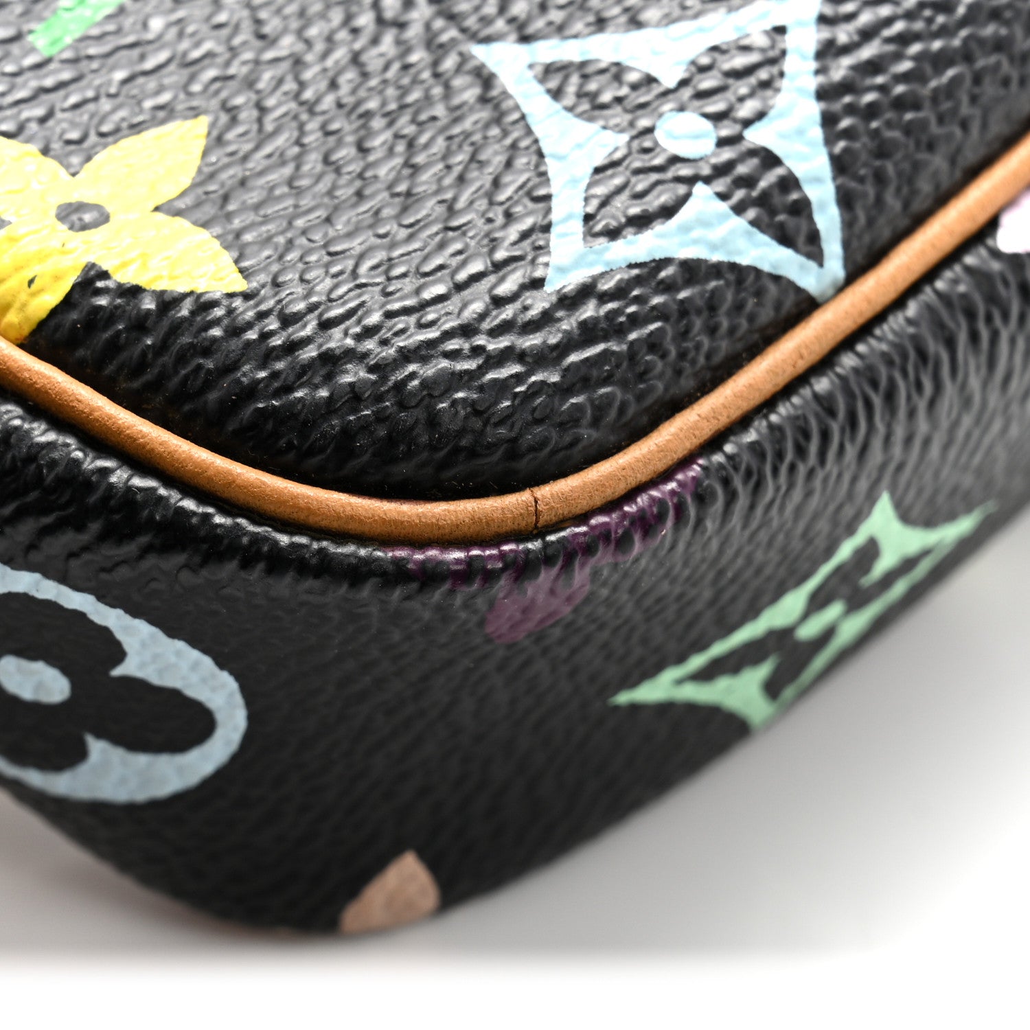Louis Vuitton Monogram Multicolor Pochette Accessories Black 26 of 29