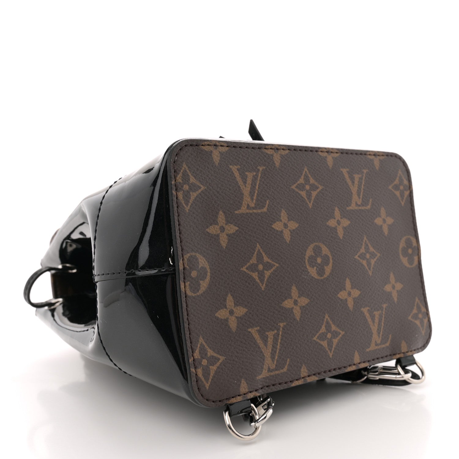 Louis Vuitton Patent Monogram Hot Springs Backpack Black 4 of 11