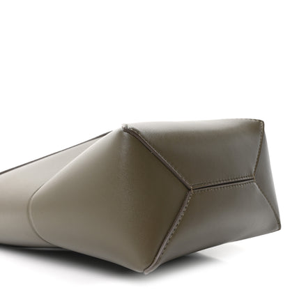 Loewe Shiny Calfskin Mini Puzzle Fold Tote Dark Khaki 8 of 10