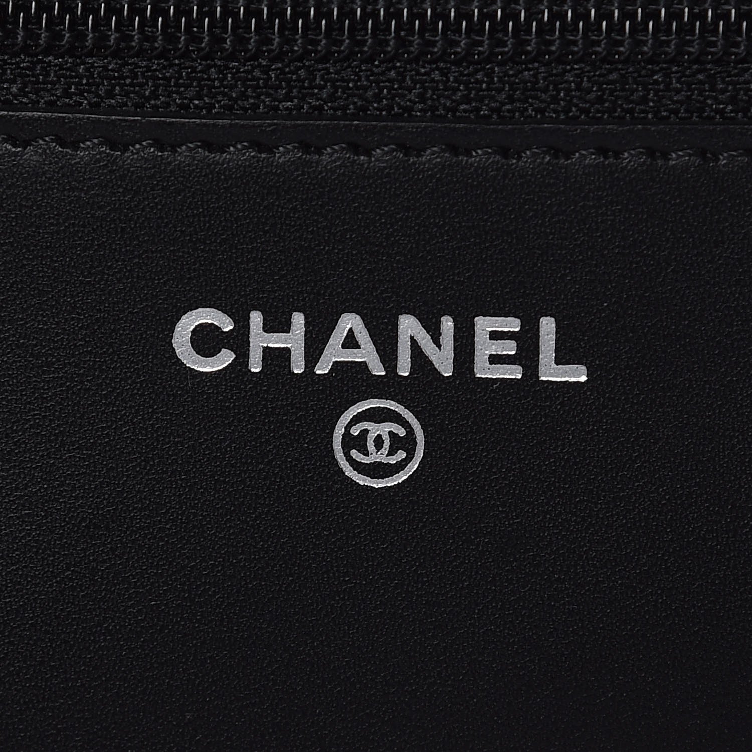 Chanel Calfskin Quilted Cambon Wallet On Chain WOC Black 6 of 9