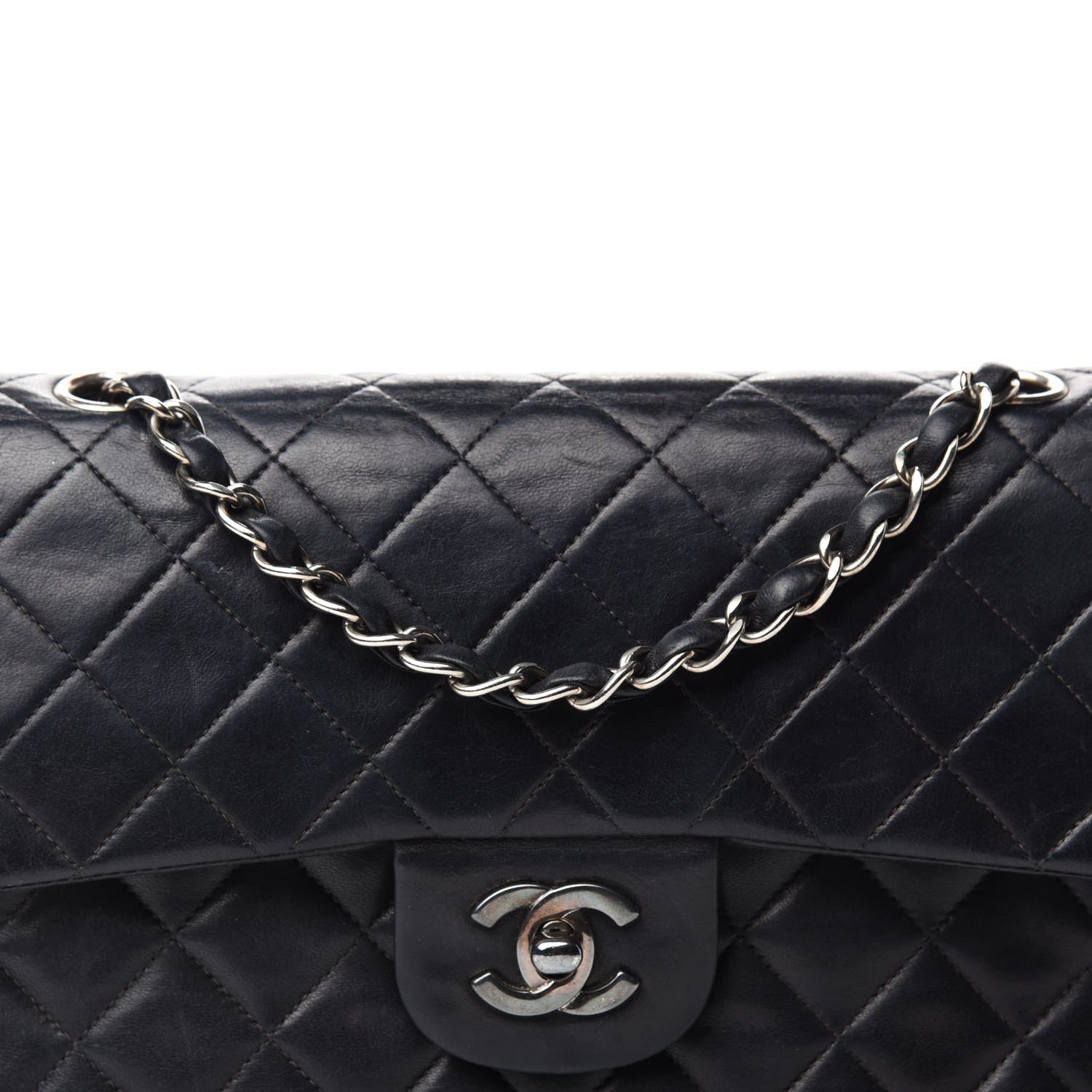 Chanel Lambskin Quilted Small Double Flap Black 14 of 14