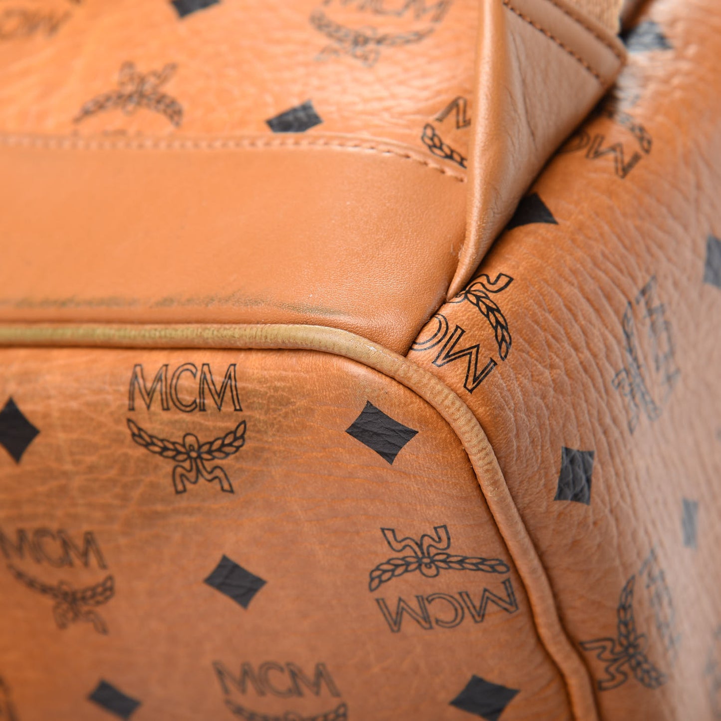 Visetos Studded Medium Stark London Olympic Backpack Cognac