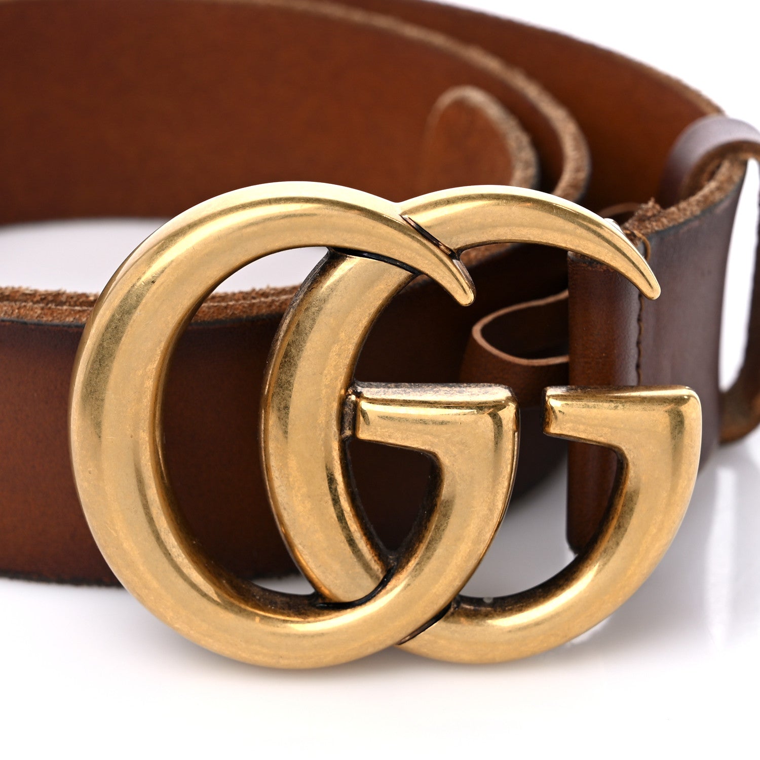 Gucci Faded Calfskin Double G 40mm Belt 75 30 Cuir 8 of 8