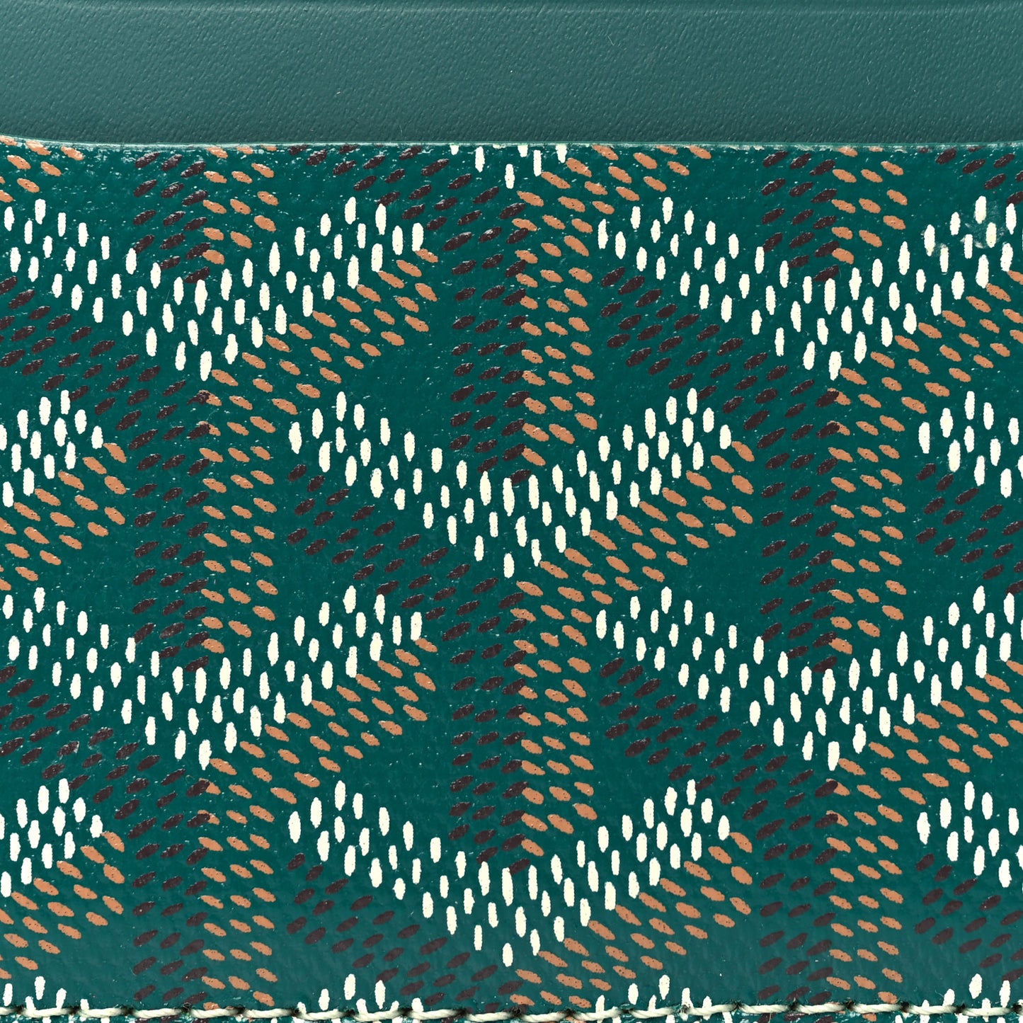 Goyardine Saint Sulpice Card Holder Green