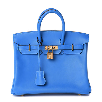 Hermes Swift Birkin 25 Bleu Hydra 1 of 7