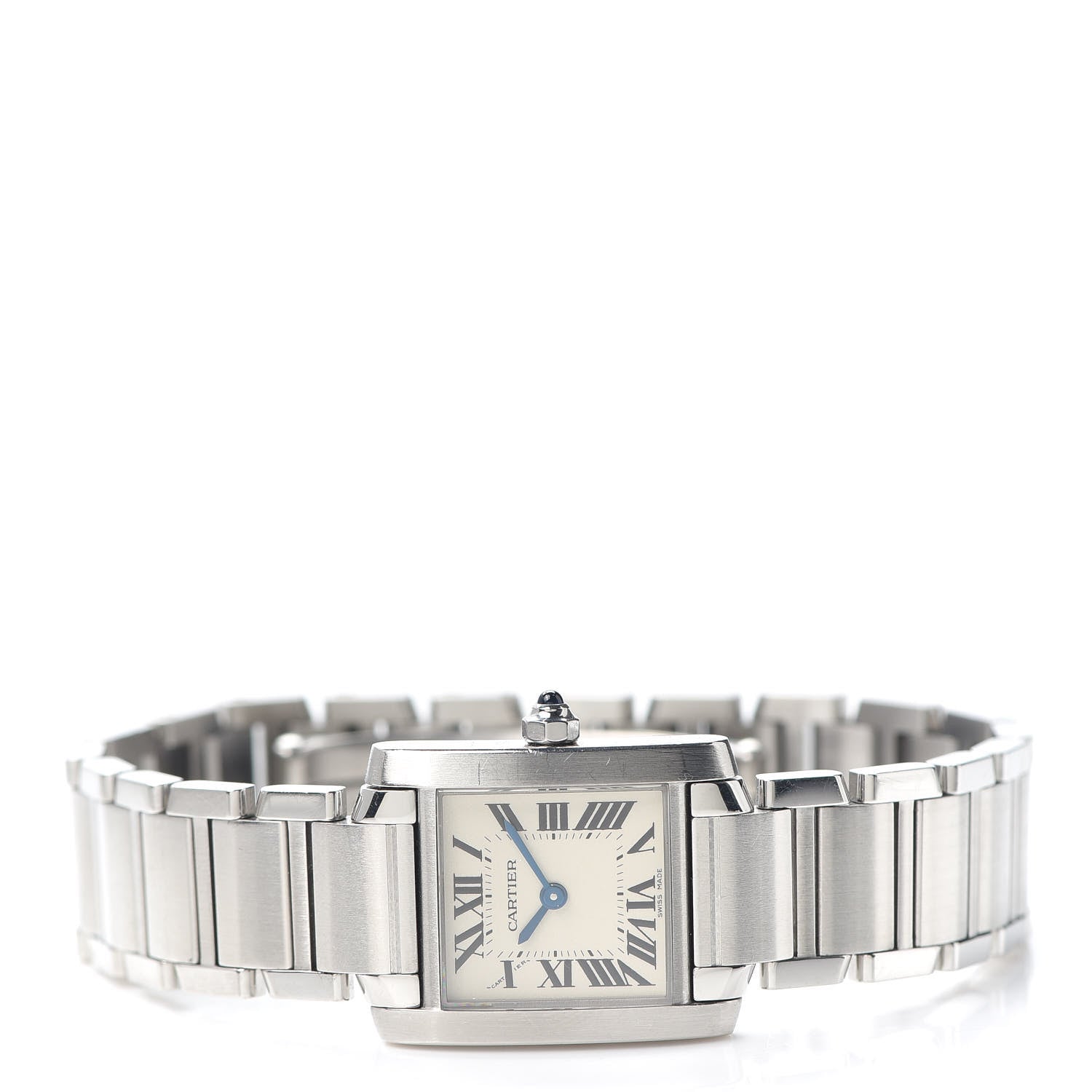 Cartier Stainless Steel 20mm Tank Francaise Quartz Watch 2 of 6