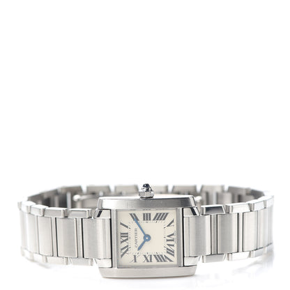 Cartier Stainless Steel 20mm Tank Francaise Quartz Watch 2 of 6