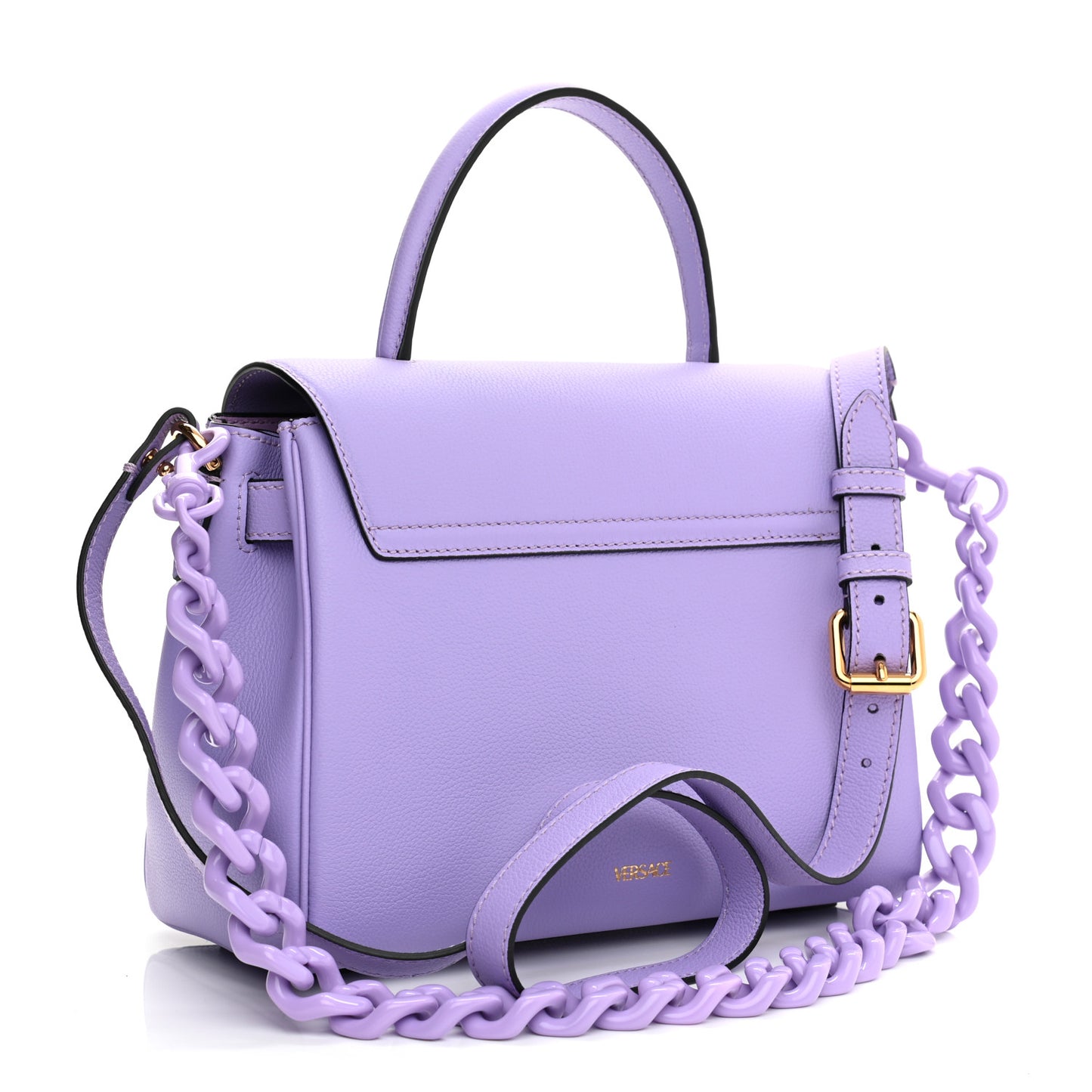 Calfskin Medium La Medusa Top Handle Handbag Lilac