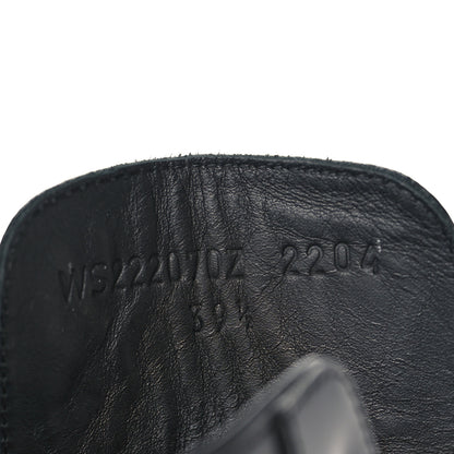 Hermes Glossed Calfskin Funk Ankle Boots 39.5 Black 8 of 9