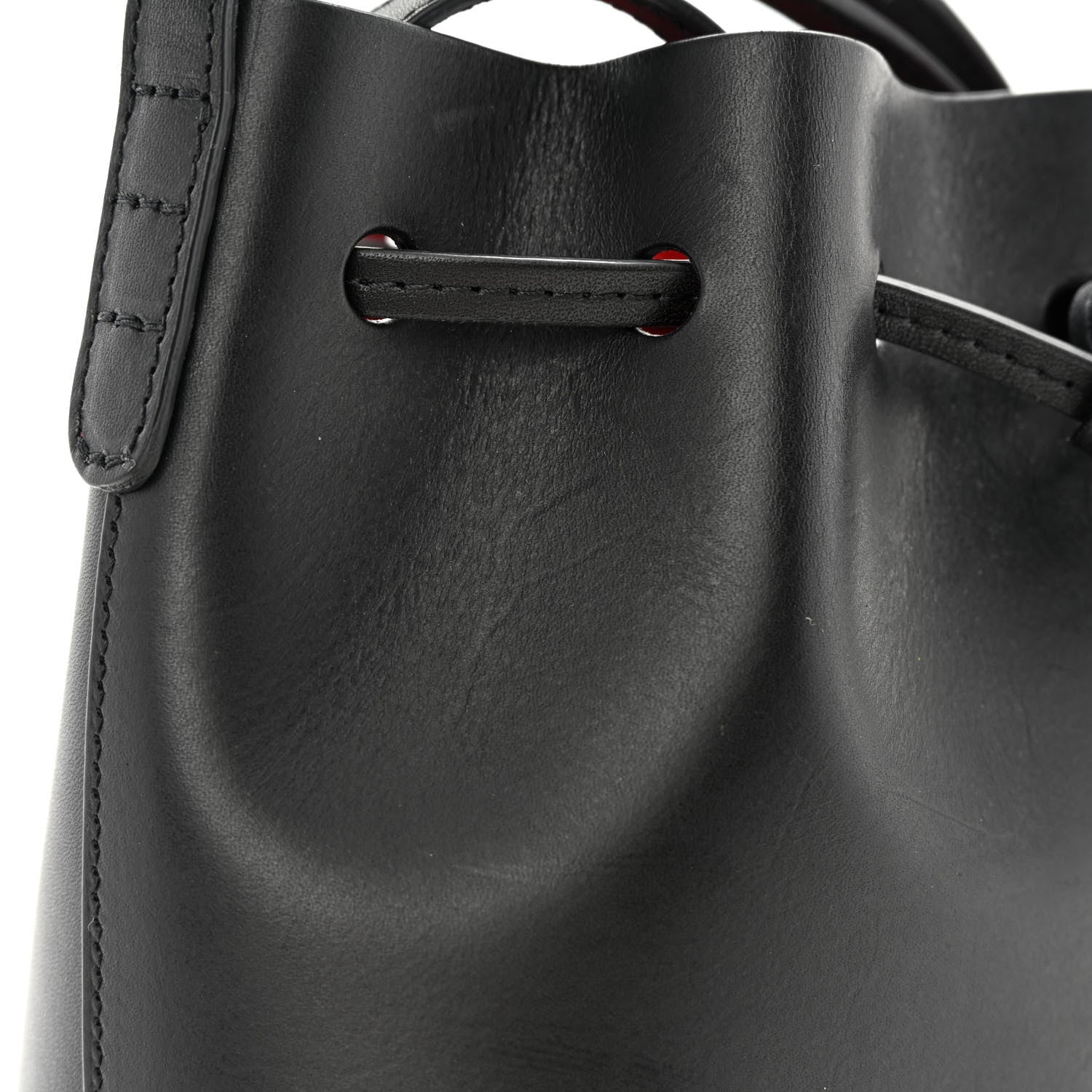 Mansur Gavriel Calfskin Mini Mini Bucket Bag Black Flamma 12 of 12