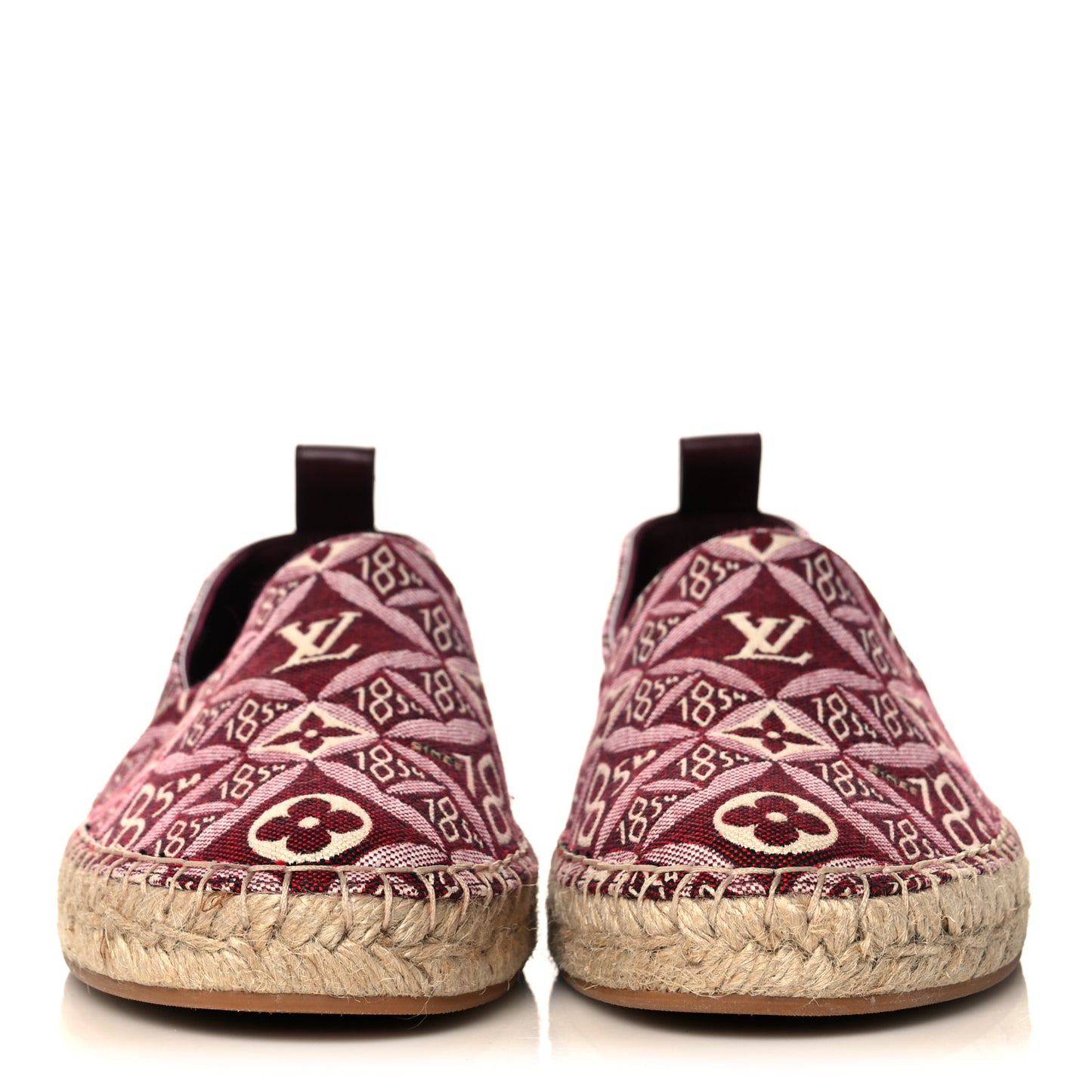 Jacquard Since 1854 Starboard Espadrille Flats 39 Bordeaux