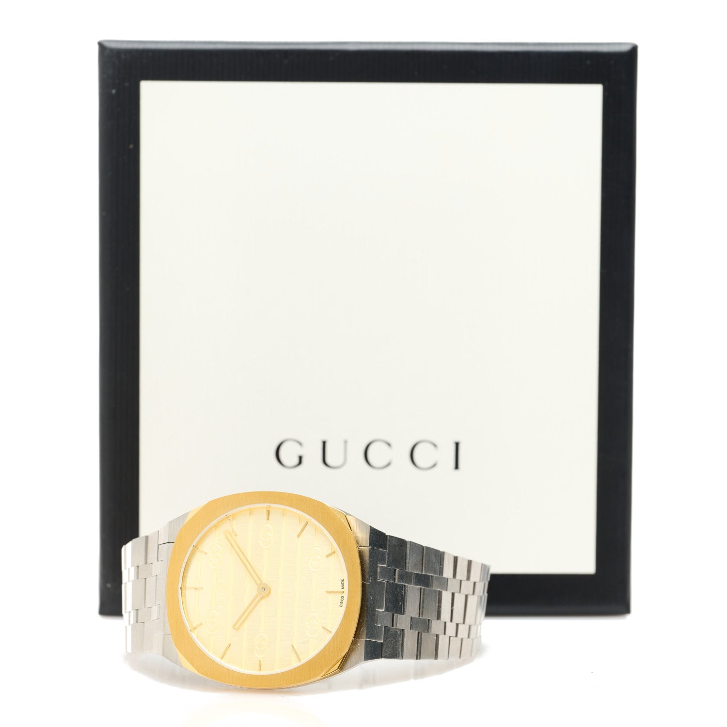 Gucci Stainless Steel 38mm 25H Quartz Watch Gold 5 of 5