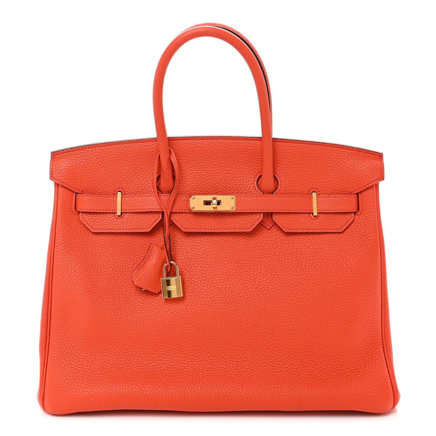 Hermes Togo BIRKIN 35 Orange Poppy 1 of 10