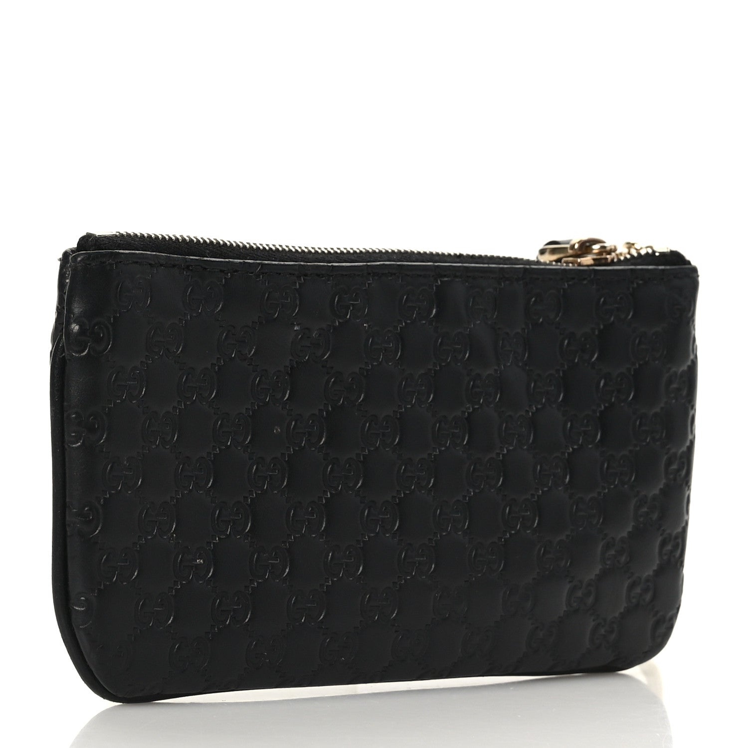 Gucci Microguccissima Key Ring Coin Case Black 3 of 7