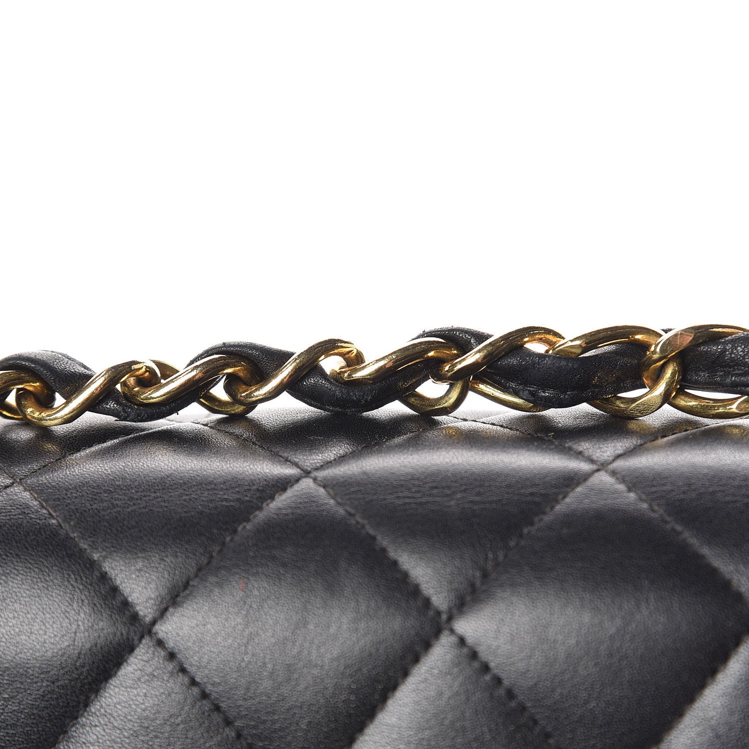 Chanel Lambskin Quilted XL Jumbo Single Flap Black 24 of 25
