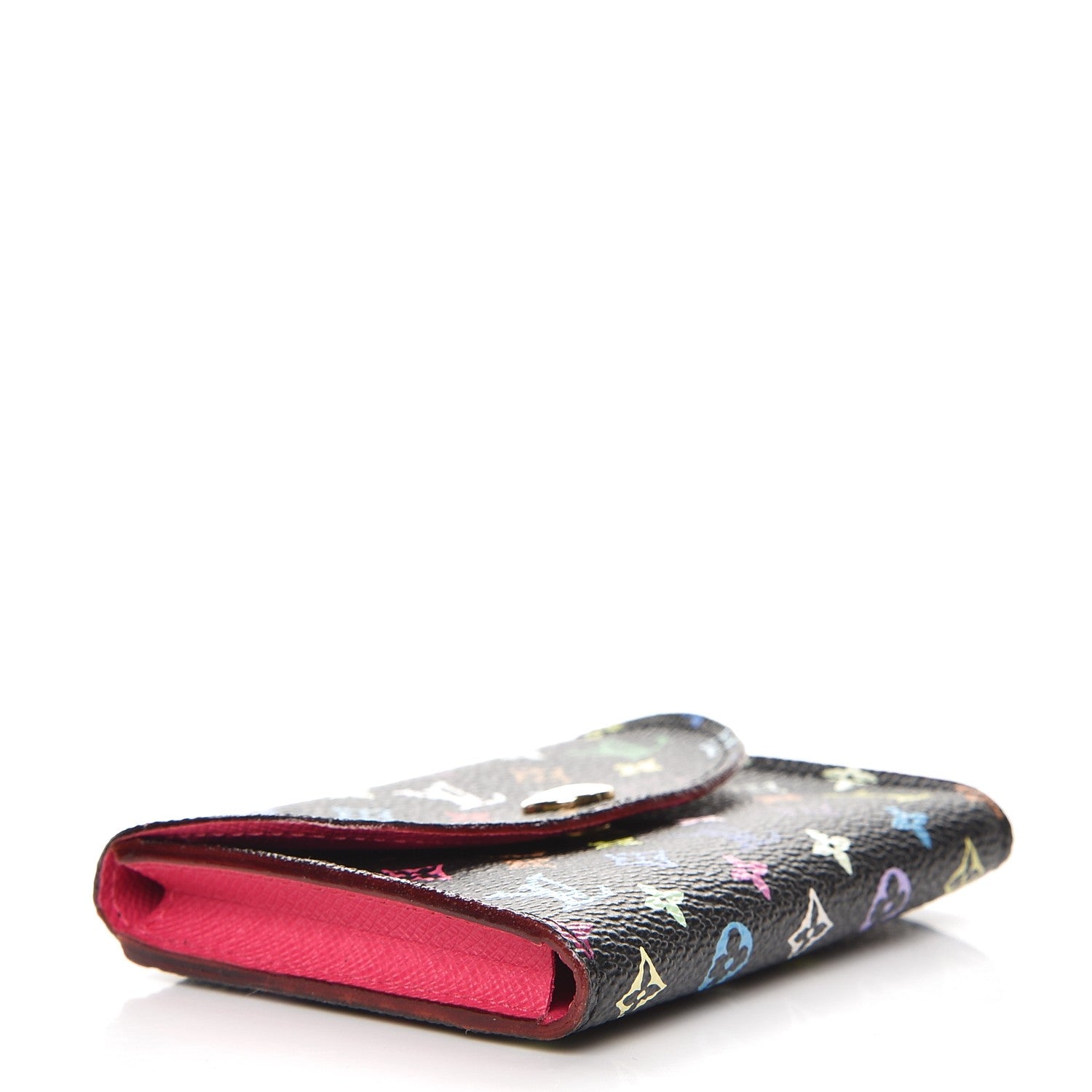 Louis Vuitton Monogram Multicolor Business Card Holder Black Grenade 4 of 6