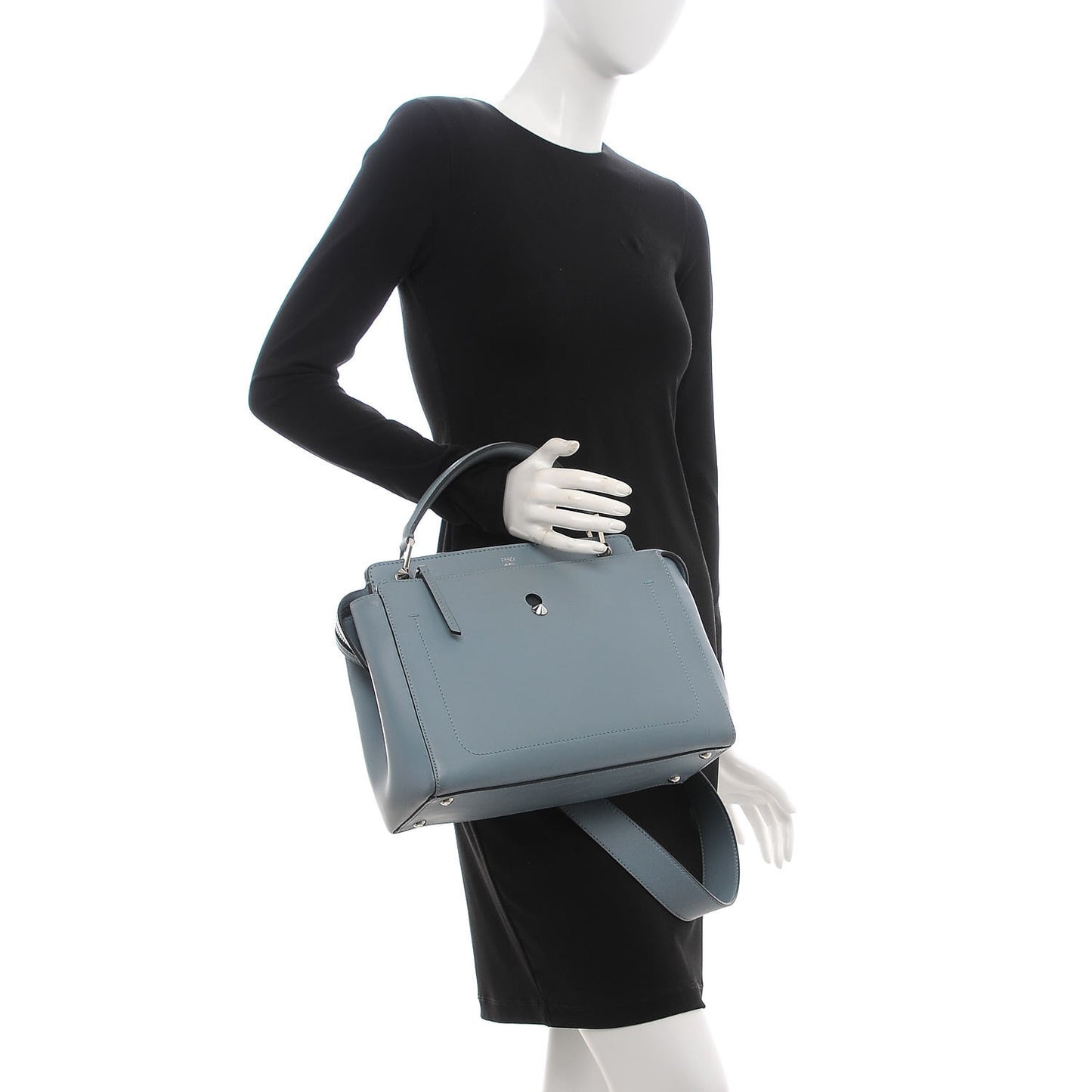 Vitello Baltico Dolce DotCom Satchel Riviera Blue Notte