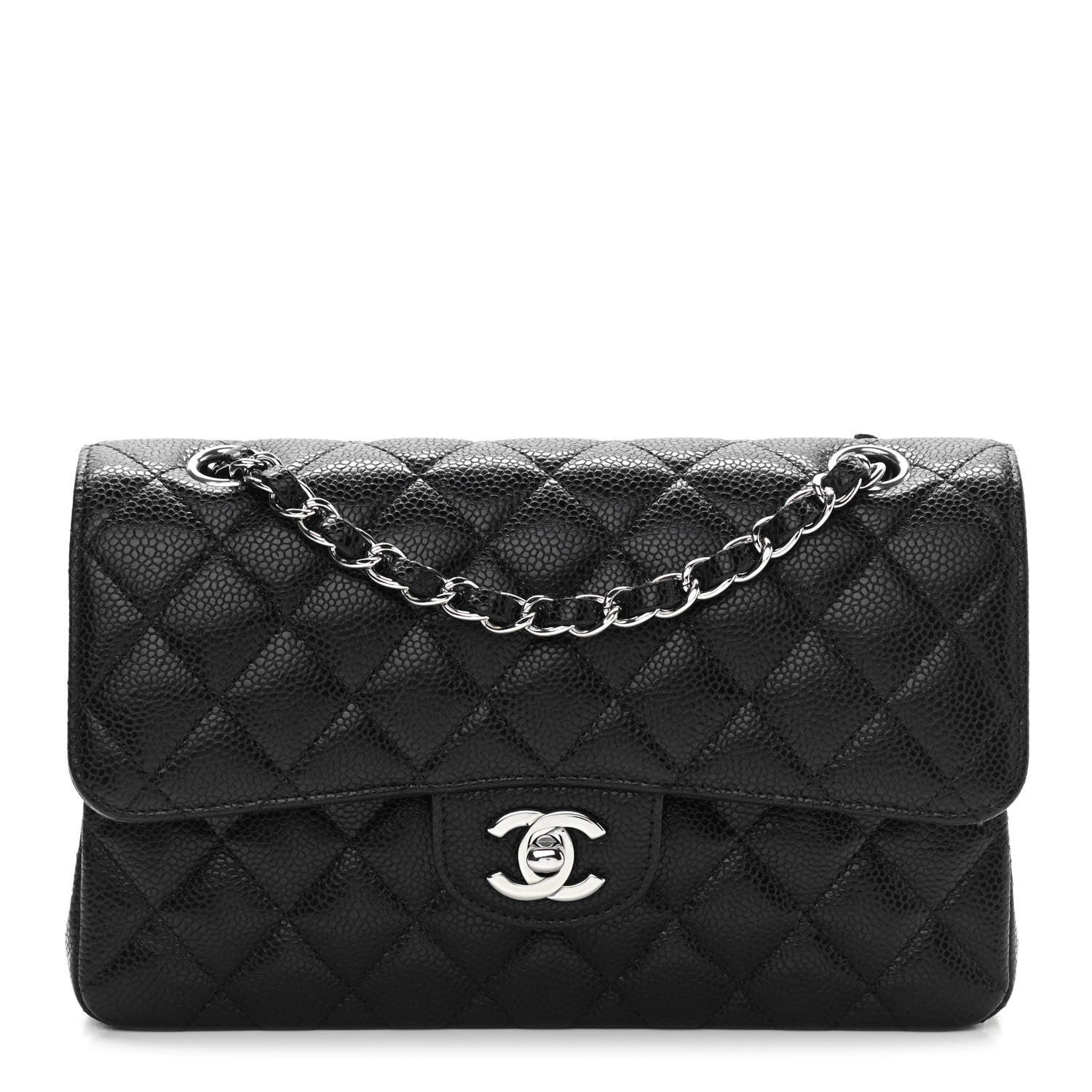 Chanel Caviar Quilted Small Double Flap Black 1 of 11