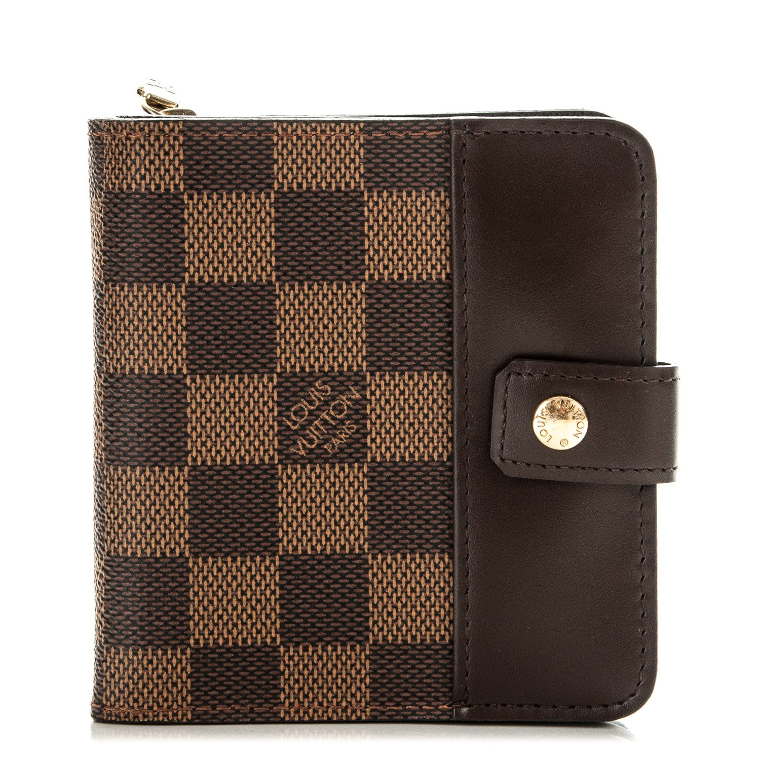 Louis Vuitton Damier Ebene Zippe Zipped Compact Wallet 1 of 7