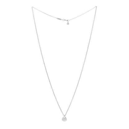 Tiffany Sterling Silver 8mm HardWear Ball Pendant Necklace 3 of 9
