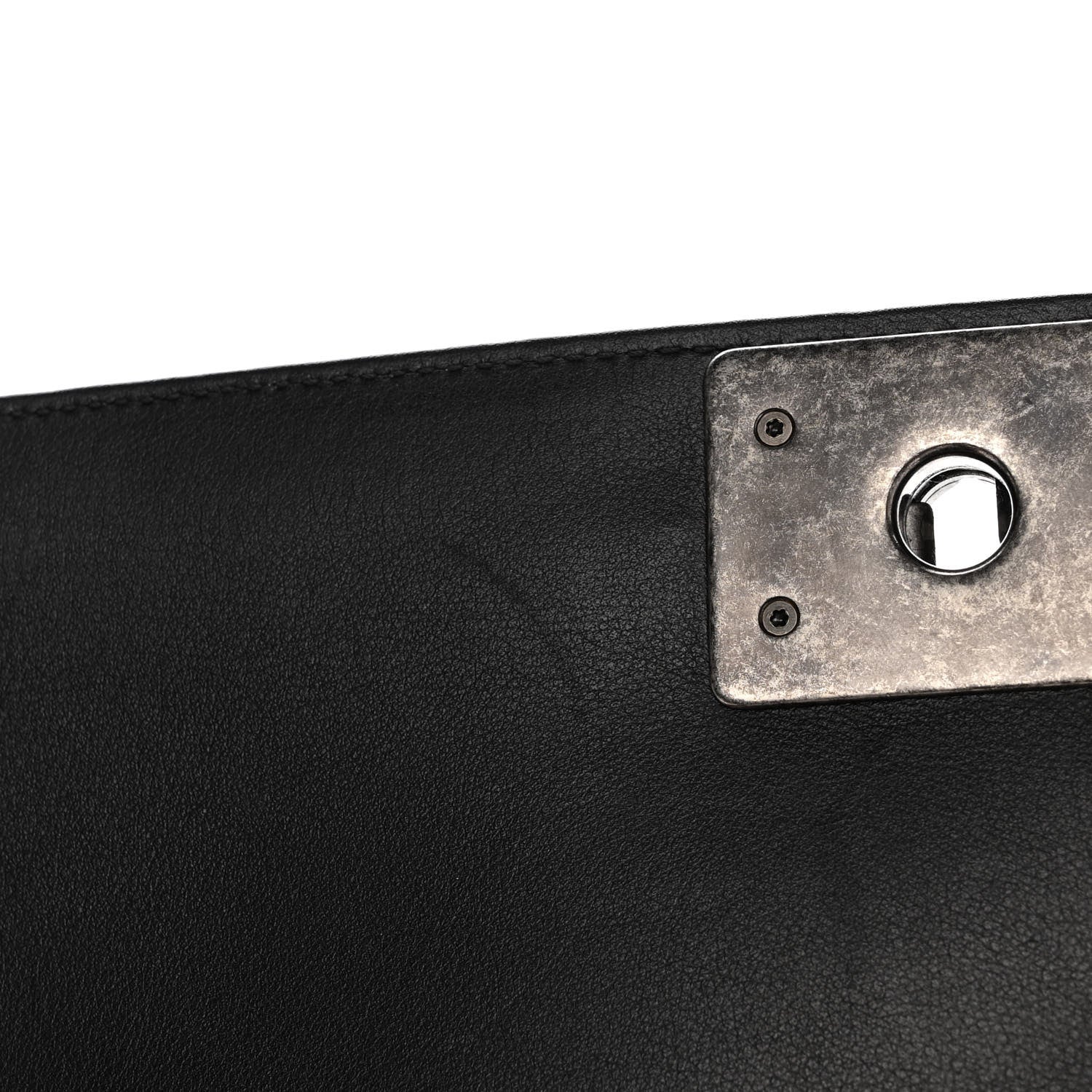 Chanel Calfskin Quilted Medium Boy Flap Black 12 of 12