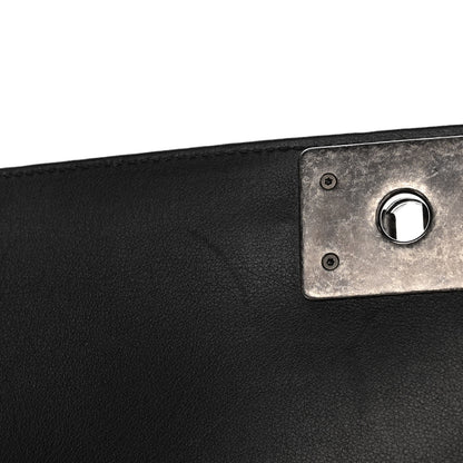 Chanel Calfskin Quilted Medium Boy Flap Black 12 of 12