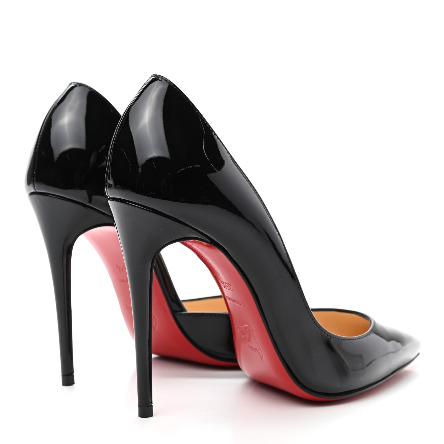 Christian Louboutin Patent Iriza 100 Pumps 35.5 Black 4 of 11