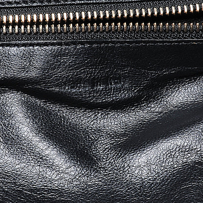 Celine Drummed Leather Micro Luggage Bag Black 3 of 8