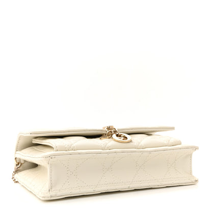 Christian Dior Lambskin Cannage Miss Dior Chain Pouch Latte 4 of 10