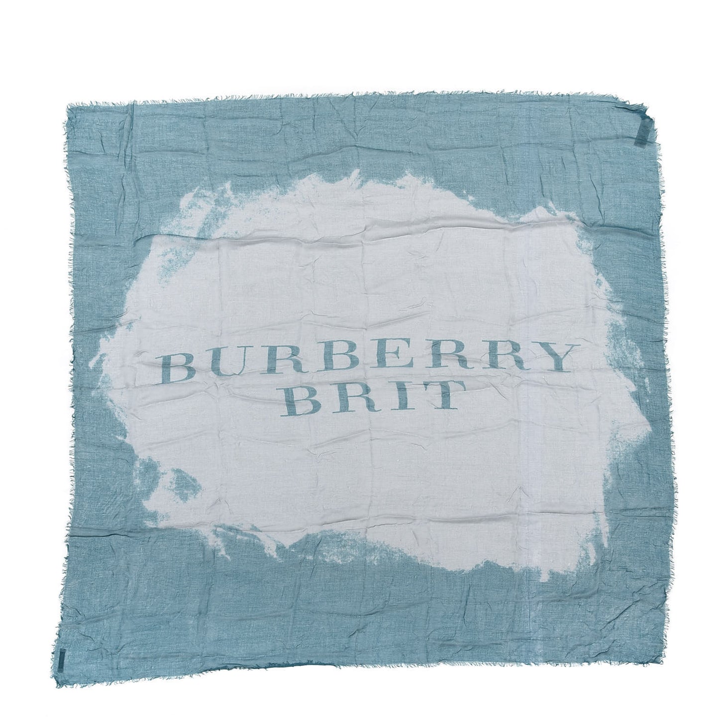 Silk Modal Logo Print Scarf
