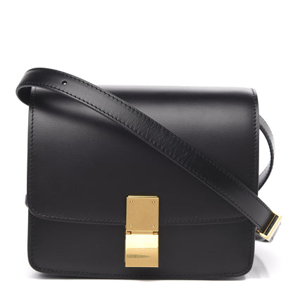 Celine Box Calfskin Small Classic Box Flap Bag Black 1 of 8