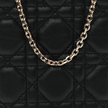 Christian Dior Lambskin Cannage Lady Dior Phone Holder Black 8 of 10