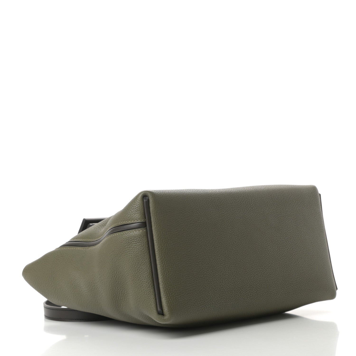 Hermes Taurillon Maurice 24/24 29 Vert Olive Ver Bronze 4 of 11