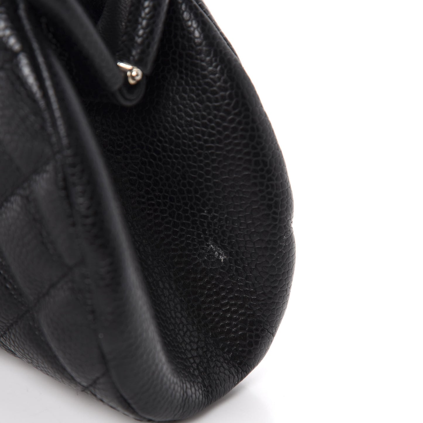 Caviar Quilted Timeless Clutch Black