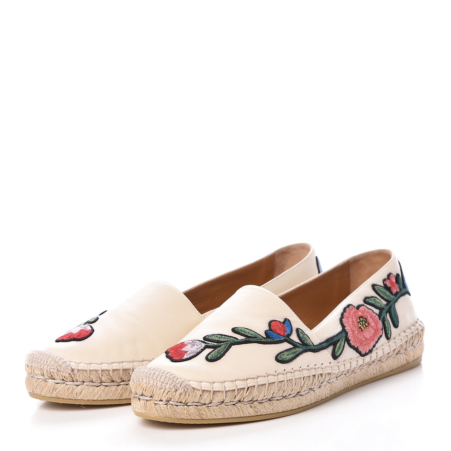 Nappa Ophelia Espadrilles 38.5 Mystic White