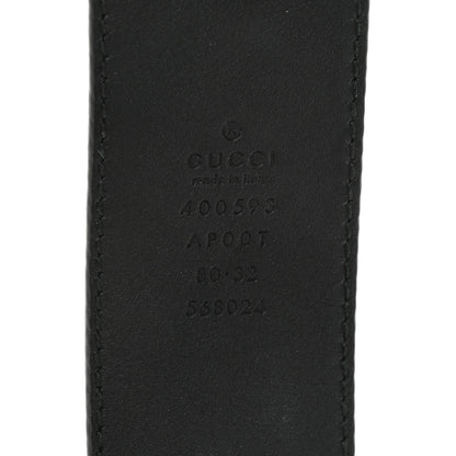 Gucci Calfskin Double G 40mm Belt 80 32 Black 5 of 7