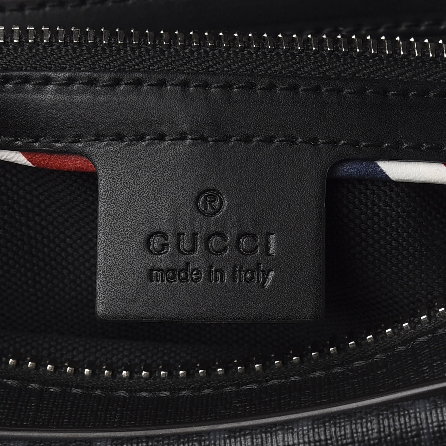 Gucci GG Supreme Monogram Night Courrier Belt Bag Black Multicolor 7 of 8